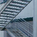 Steel stairways